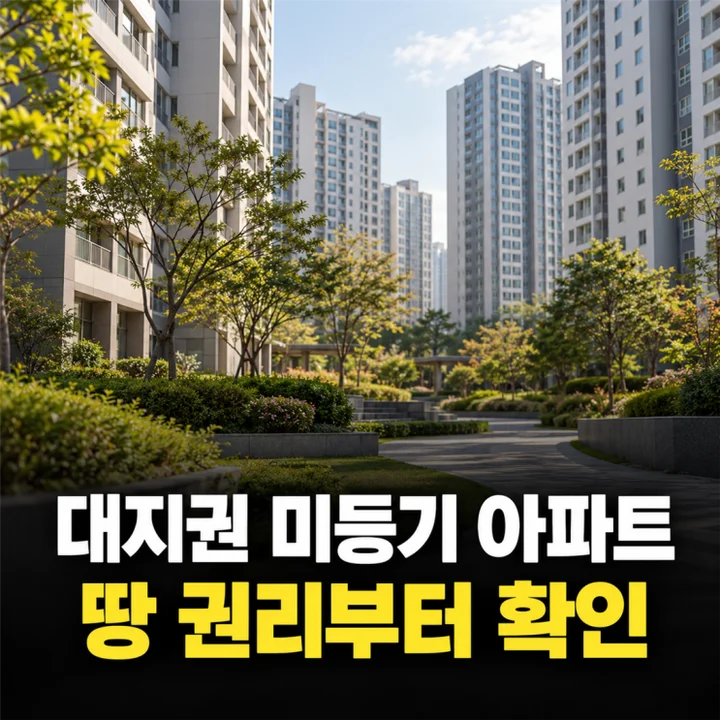 남구경매학원 대지권 미등기 아파트 경매, 낙찰자는 땅 권리를 얻을까