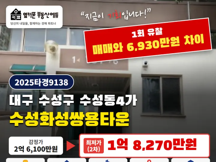 대구 수성구 수성화성쌍용타운 경매 물건
